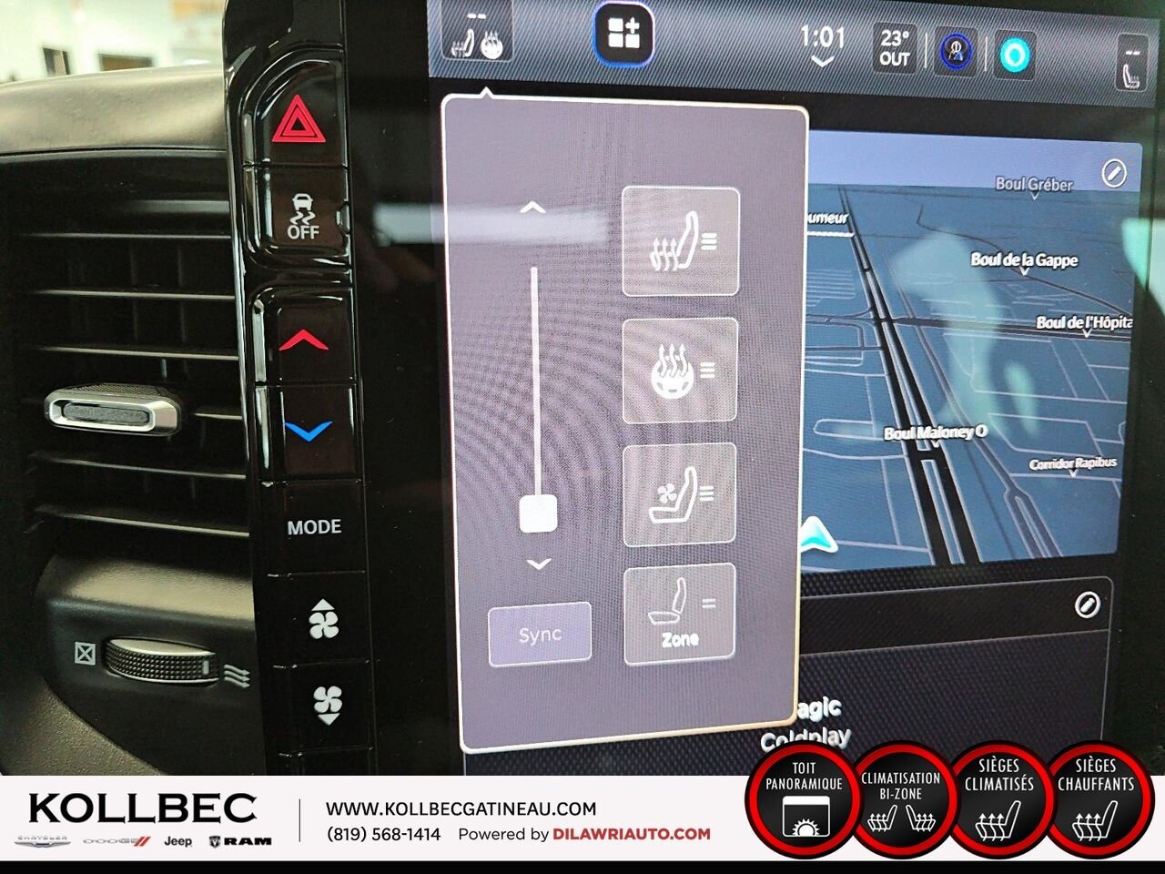 RAM 1500 Tungsten cabine d'équipe 4x4 caisse de 5 pi 7 po 2026 Triple couche nacrée ivoire Ottawa & Gatineau - photo #6