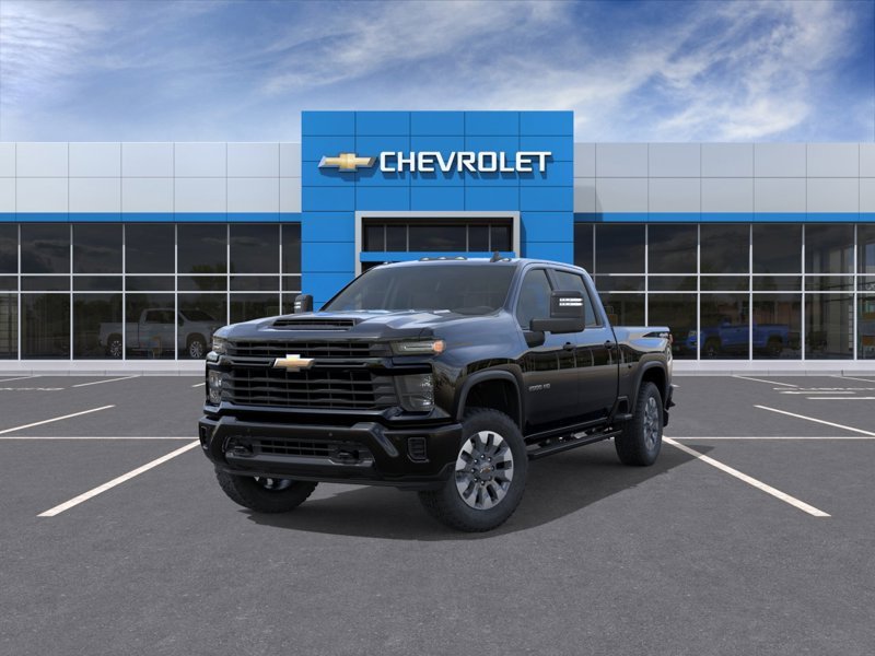 2026 CHEVROLET Silverado 2500HD Custom cabine multiplace 4RM 159 po Black Ottawa & Gatineau - photo #7