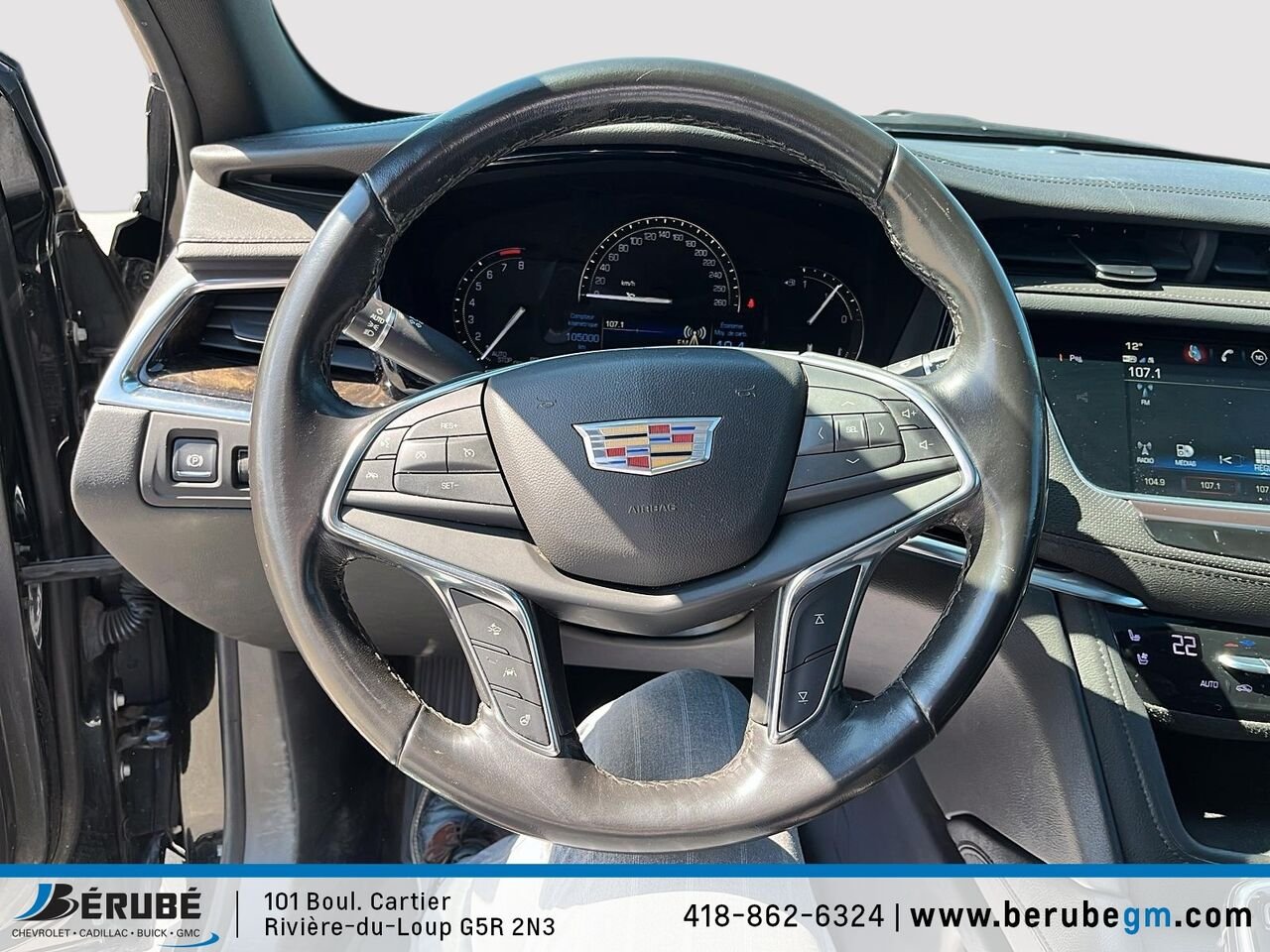 2018 CADILLAC XT5 AWD Black Rivière-du-Loup - photo #10