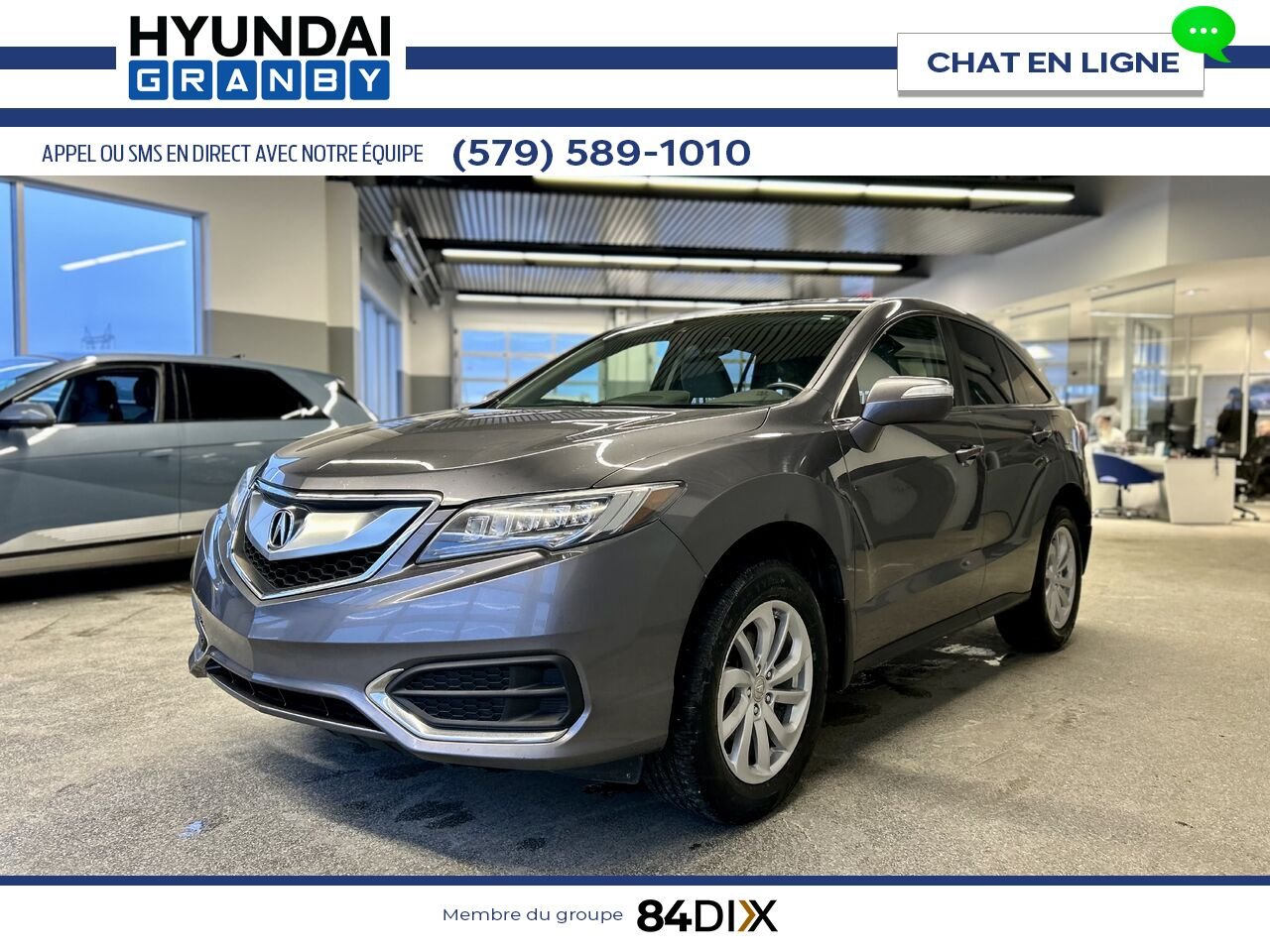 2018 Acura RDX Grey Granby - photo #3
