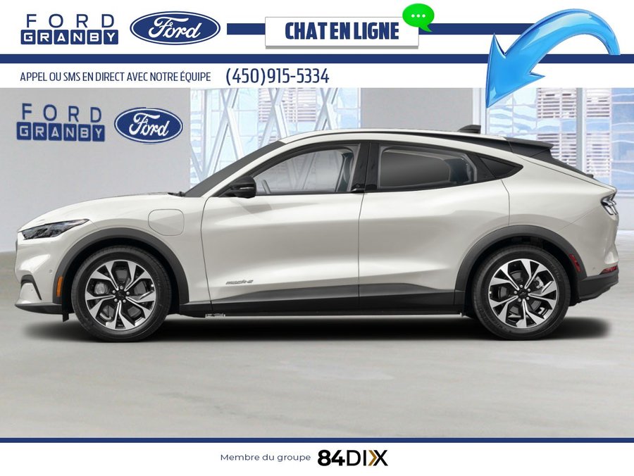 Ford Mustang Mach-E Sélect TI 2025 Blanc astral métallisé trois couches