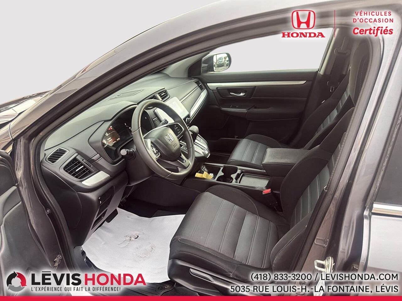 Honda CR-V LX 2RM 2 RM 5 portes LX 2017 Gris Lévis - photo #14