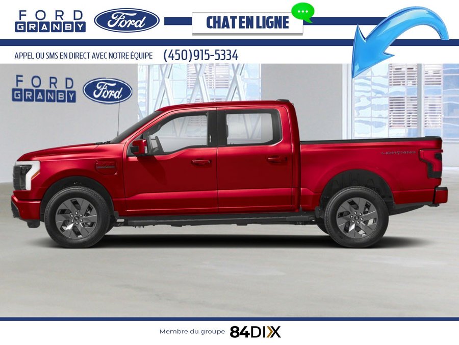 2025 Ford F-150 Lightning Rapid Red Metallic Tinted Clearcoat