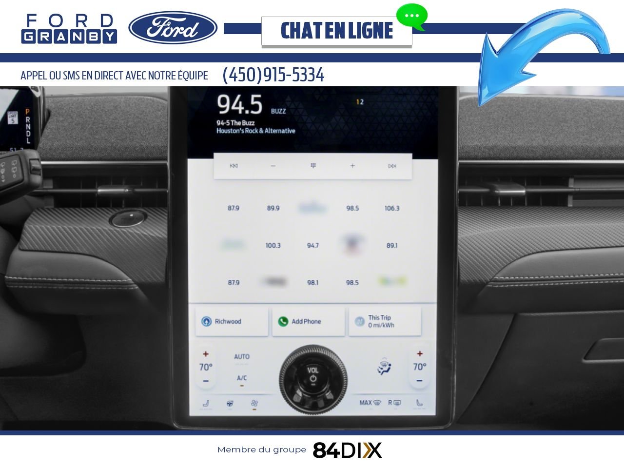 Ford Mustang Mach-E 2025 Blanc astral métallisé trois couches Granby - photo #6