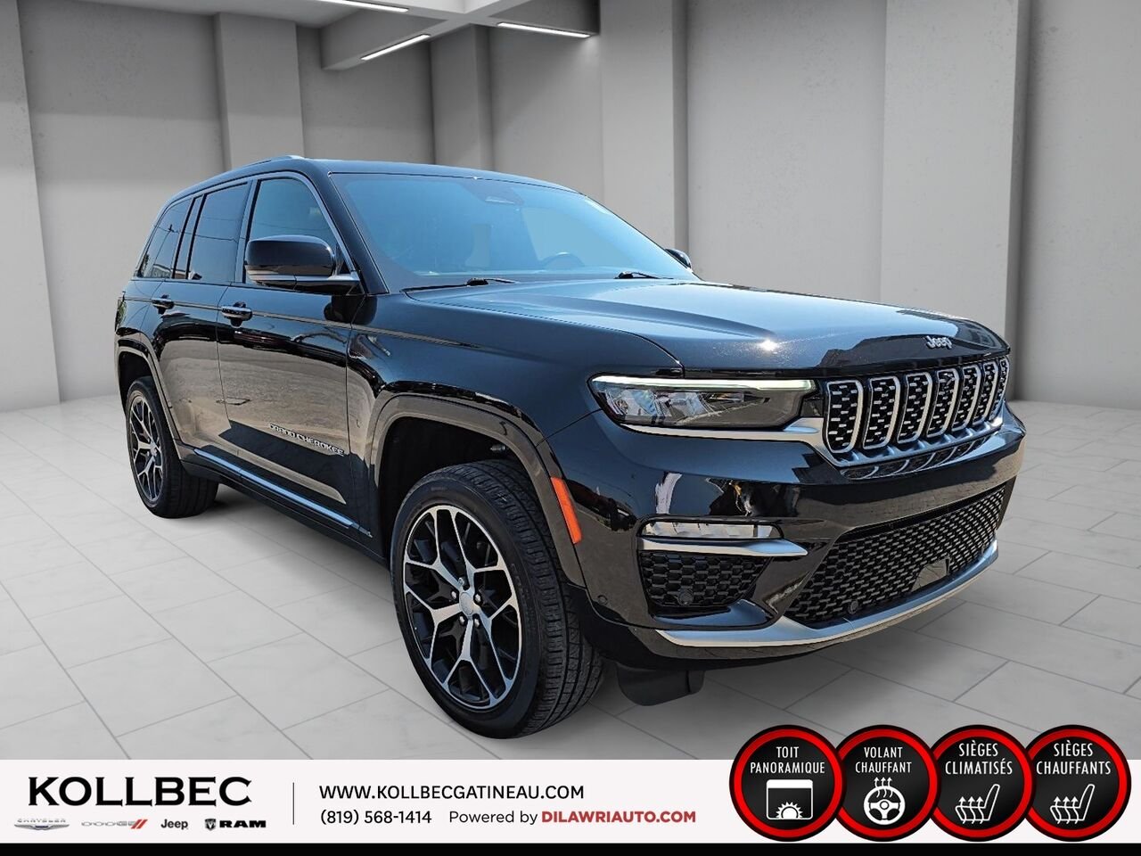 2023 JEEP GRAND CHEROKEE Summit Reserve 4x4 Black Ottawa & Gatineau - photo #12