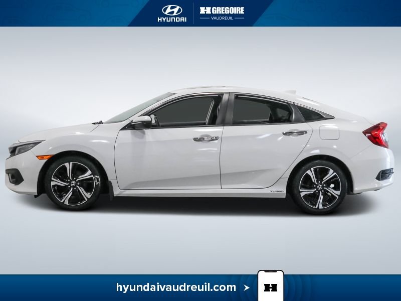 2016 Honda Civic White Laval - photo #5