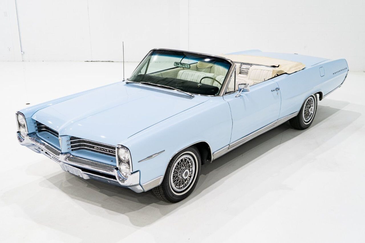 1964 Pontiac Bonneville **PRICE IN USD** Blue Montreal - photo #23