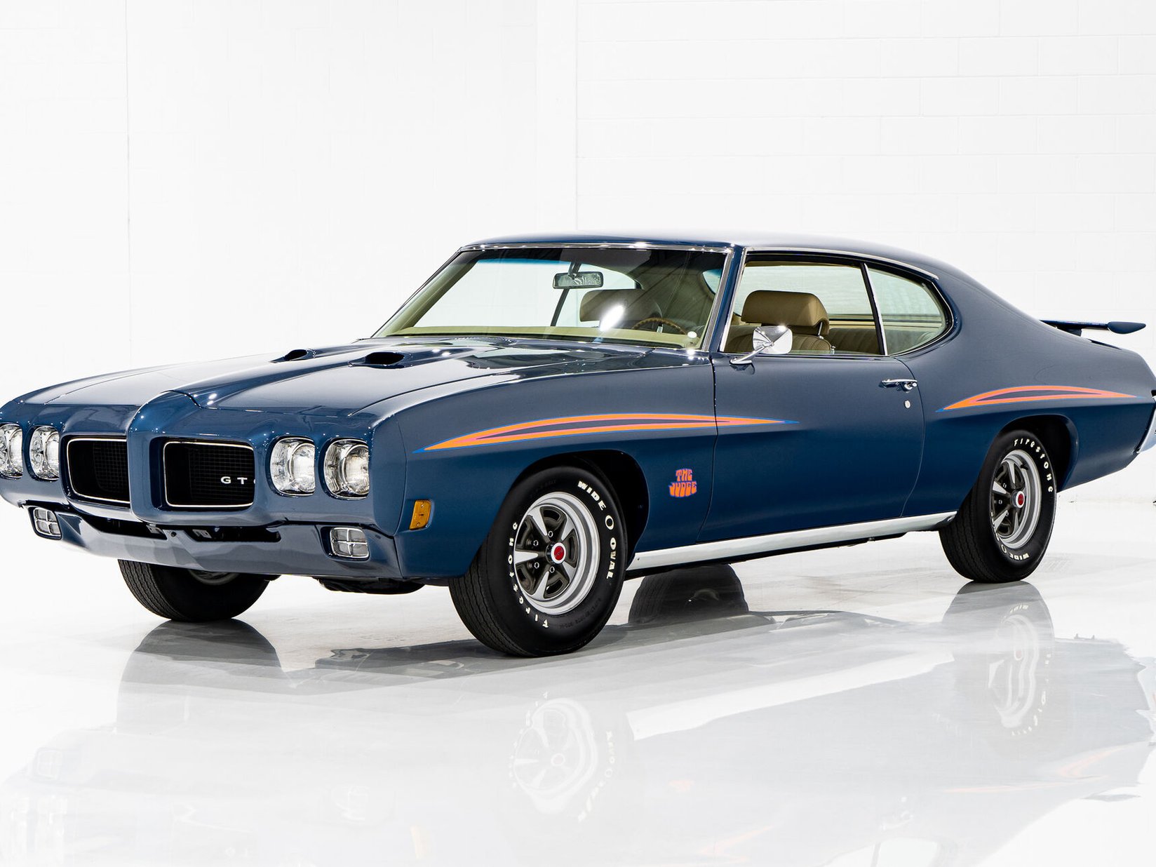 1970 Pontiac GTO The Judge Matching# Ram Air III 4-speed **PRIX EN USD** Blue Montreal - photo #0