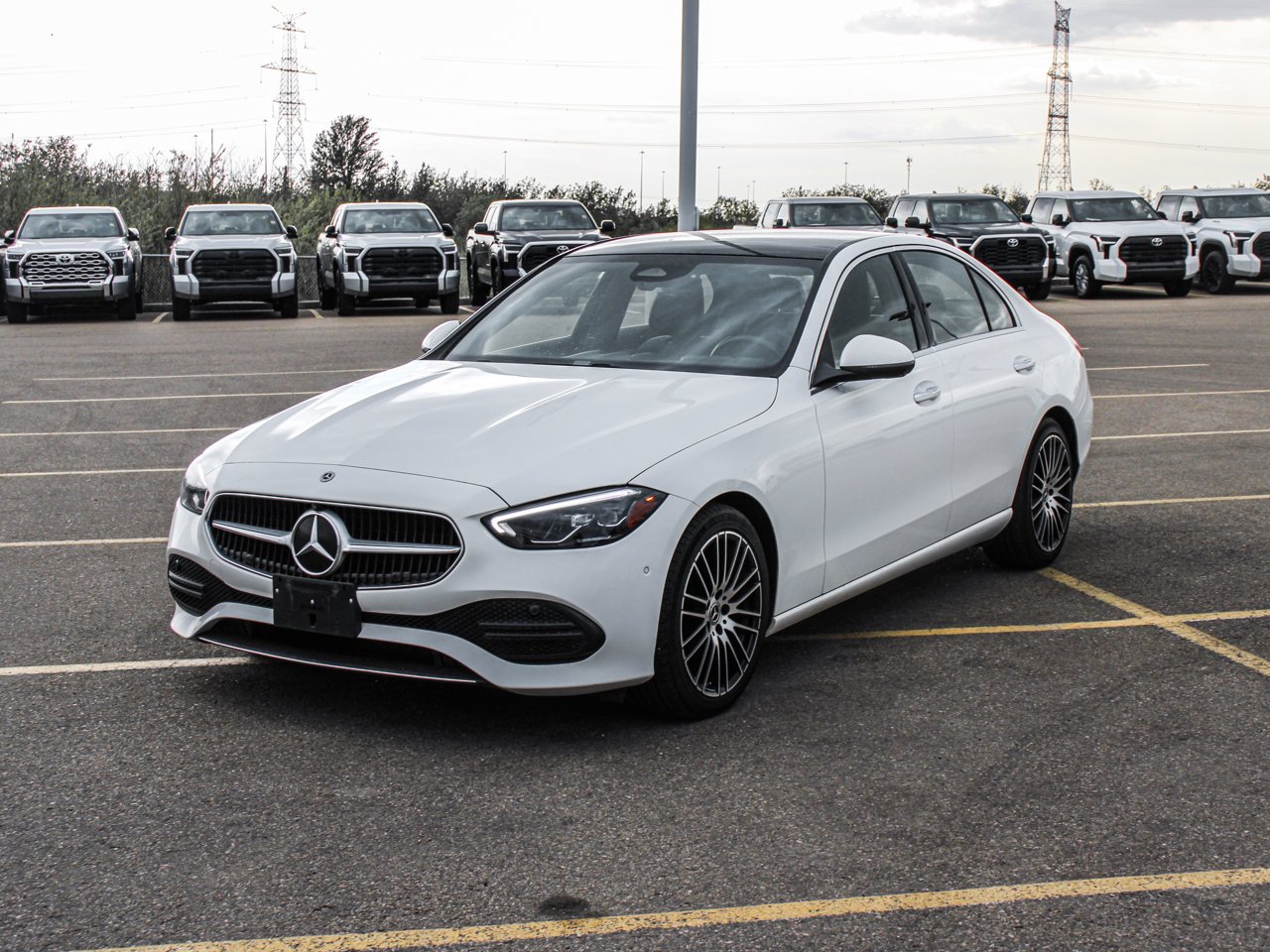 2024 Mercedes-Benz C-Class C 300 4MATIC Sedan White Sherwood Park - photo #3