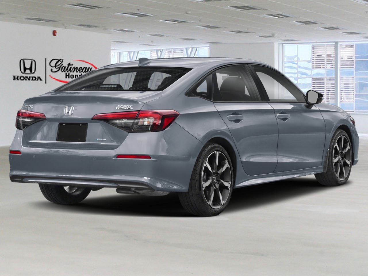 2026 Honda Civic hybride berline Sport Touring eCVT Grey Gatineau - photo #1