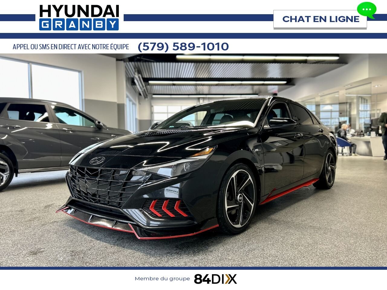 Hyundai Elantra 2021 Noir Granby - photo #3