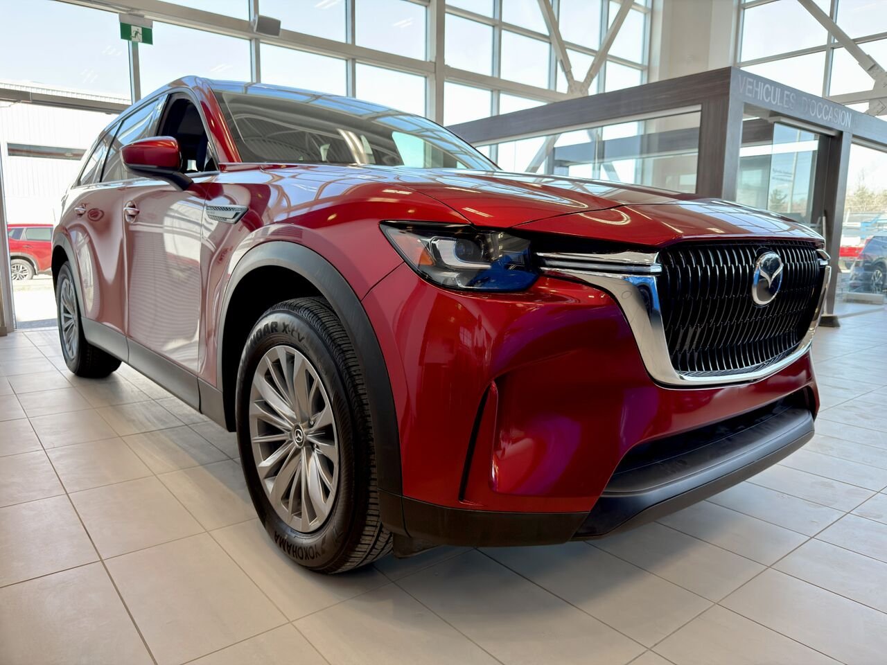 Mazda CX-90 hybride léger 2024 Rouge Notre-Dame-des-Prairies - photo #5