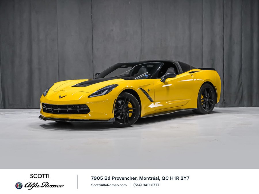 Chevrolet Corvette Z51 2LT 2019 Jaune