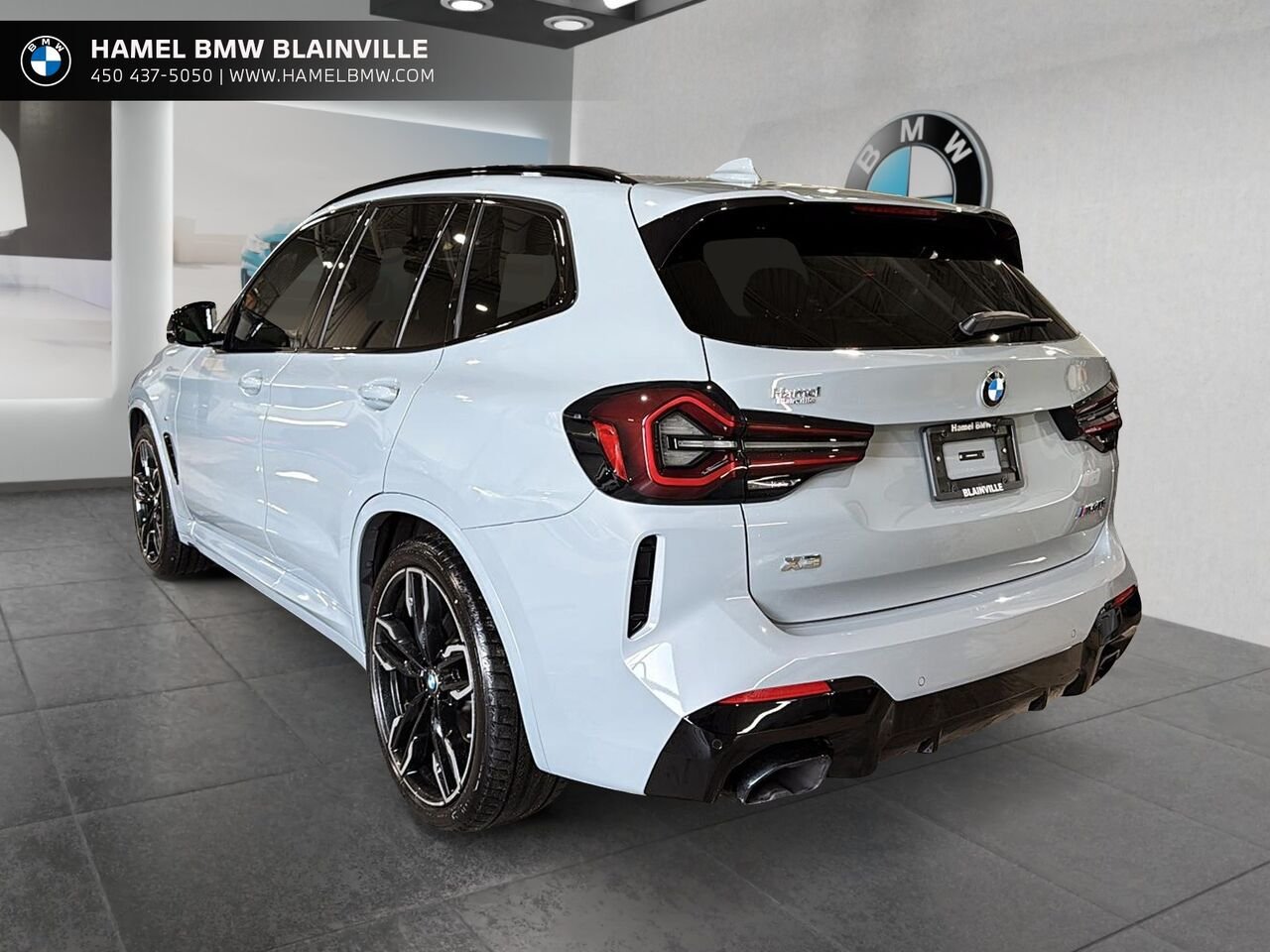 BMW X3 M40i xDrive véhicule d'activités sportives 2024 Gris Blainville - photo #3
