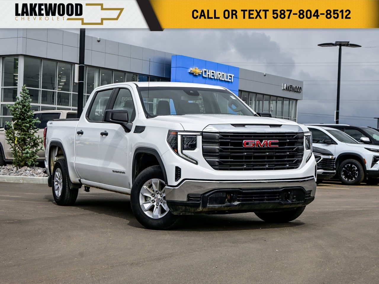 2023 GMC Sierra 1500 4WD Crew Cab 147 Pro White Sherwood Park - photo #0