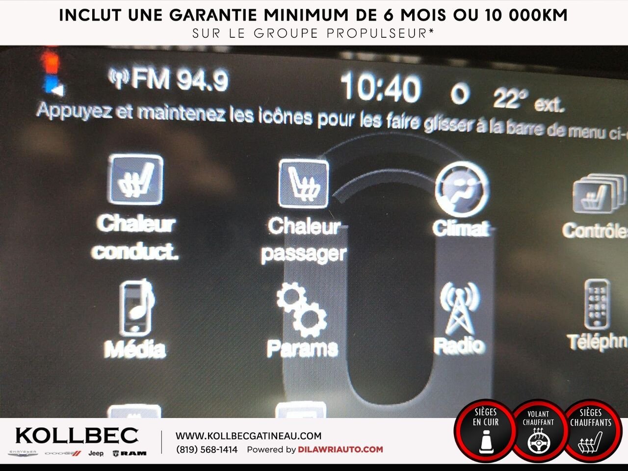 JEEP CHEROKEE Trailhawk 4x4 2018 Bleu Ottawa & Gatineau - photo #5