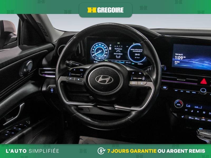 Hyundai Elantra 821992 | Luxury AUTO AC CUIR TOIT NAV MAGS CAM RECUL BLEUTO 2025 Argent Laval - photo #18