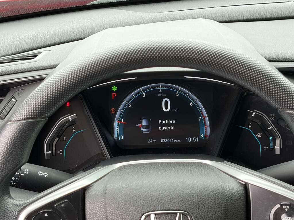 2019 Honda Civic LX Red Gatineau - photo #11