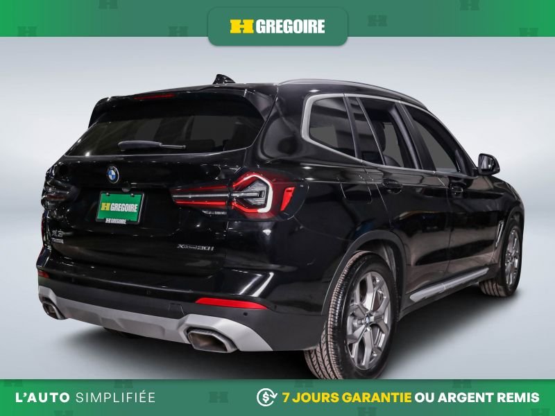 BMW X3 2022 Noir Blainville - photo #7
