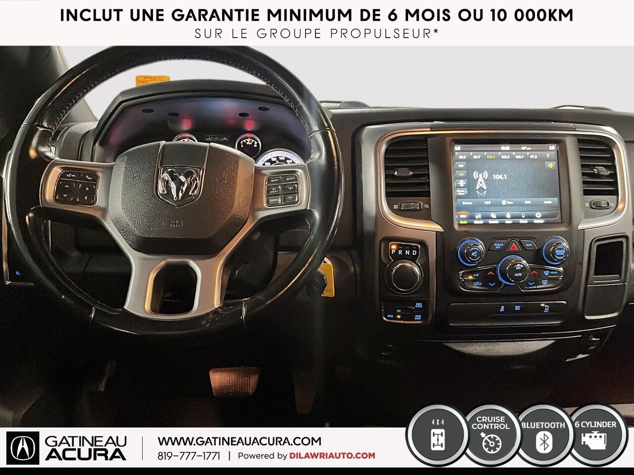 Ram 1500 Classic Warlock Quad Cab 4x4 2021 Bleu Ottawa & Gatineau - photo #2