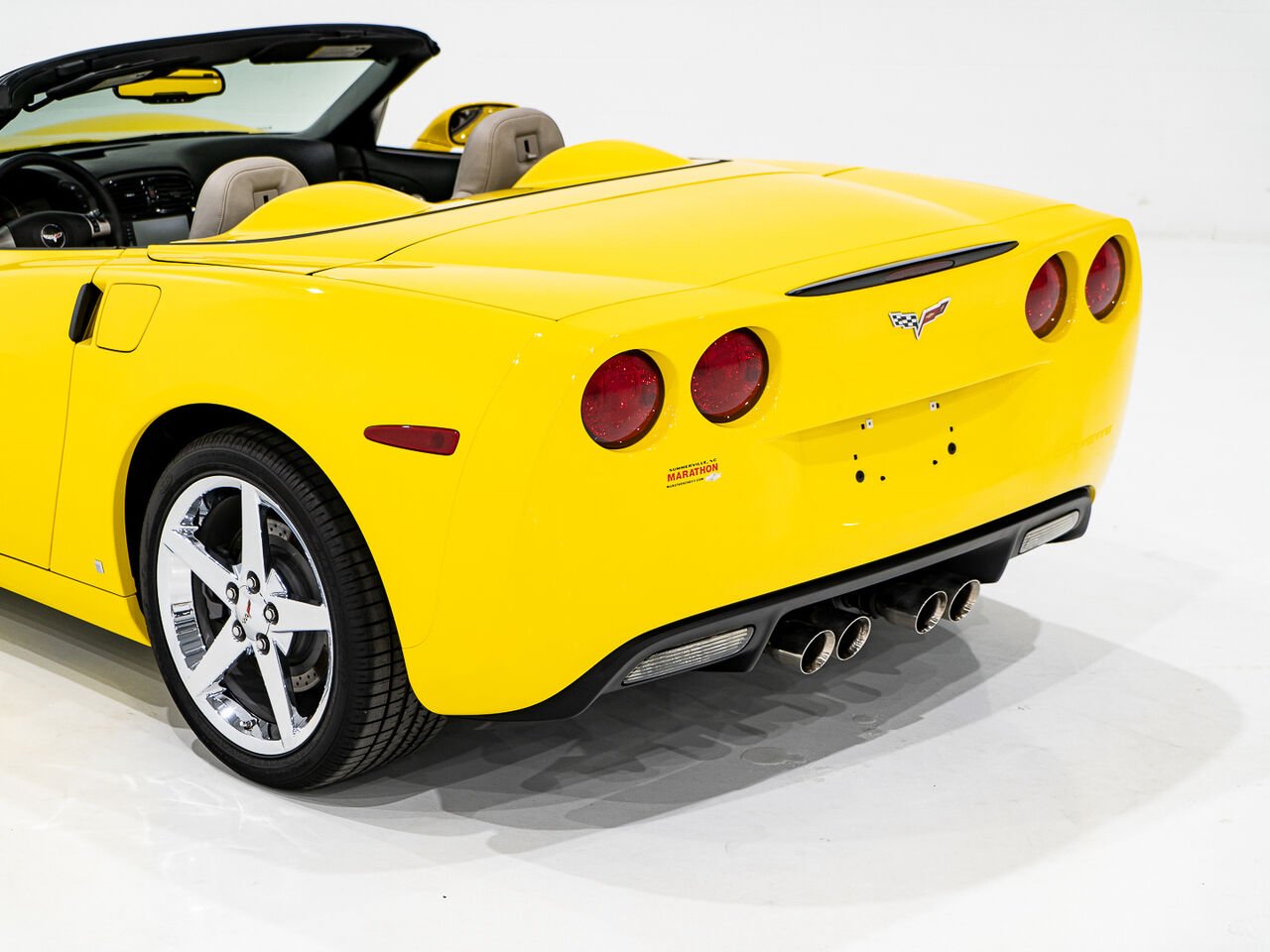 2008 Chevrolet Corvette With only 900km (563mi) From new with window sticker Yellow Kirkland - photo #22