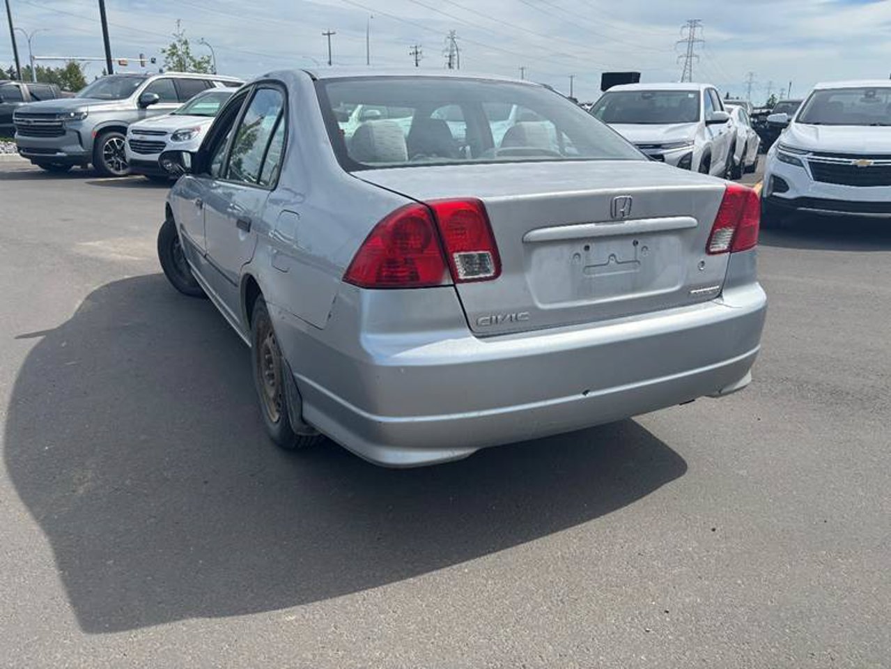 2004 Honda Civic Sdn 4dr Sdn SE Auto Grey Sherwood Park - photo #3