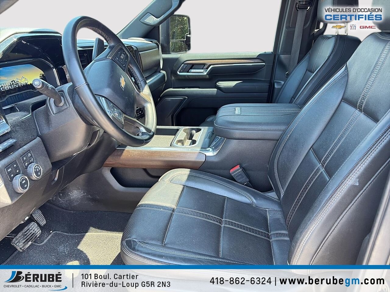 CHEVROLET SILVERADO 2500 CAISSE STANDARD DE 6 PIED High Country 2024 Noir Rivière-du-Loup - photo #6