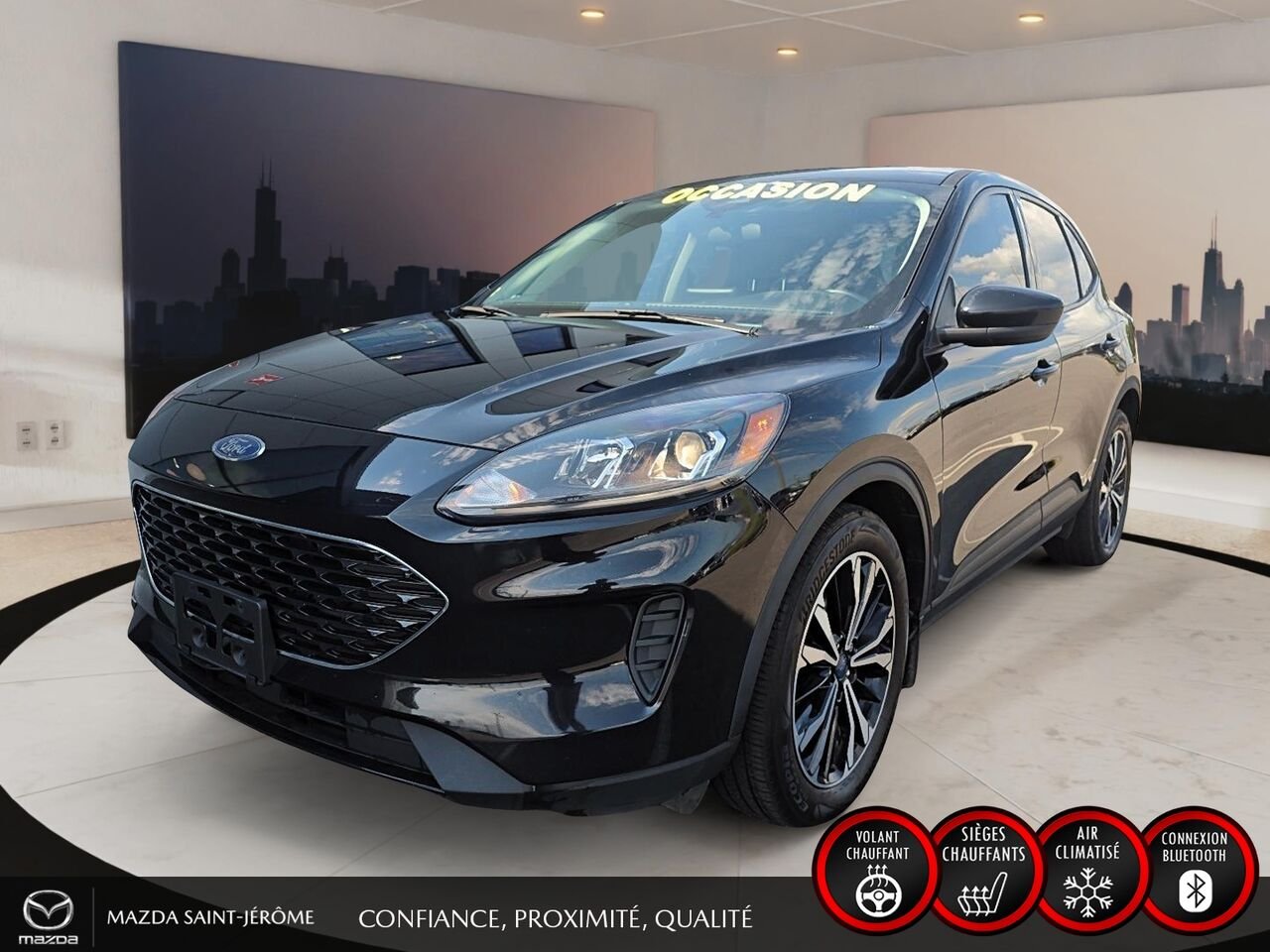 Ford Escape SE | MAGS | GROUPE COMMODITÉ | 2022 Noir Saint-Jérôme - photo #0