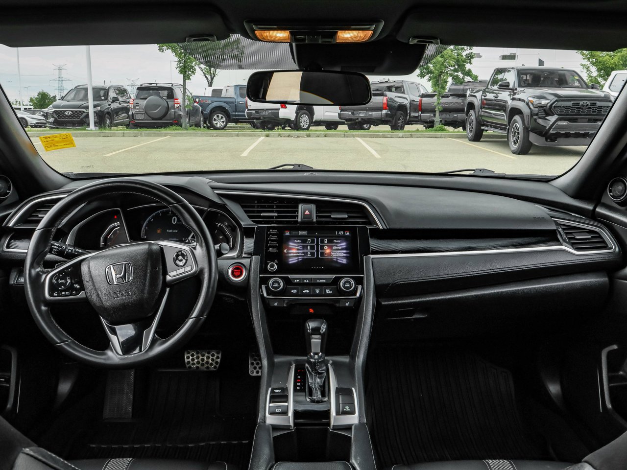 2021 Honda Civic Sedan Sport CVT Black Sherwood Park - photo #16