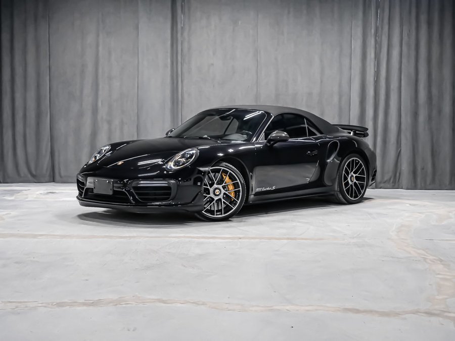 Porsche 911 TURBO S 2017 Noir
