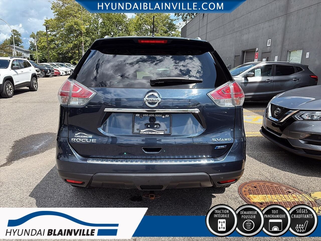 Nissan Rogue 2015 Gris Blainville - photo #4