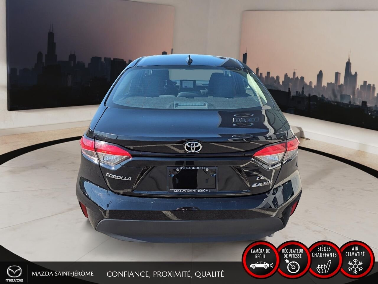 2023 Toyota Corolla LE | RÉGULATEUR ADAPTATIF À RADAR | CAMÉRA DE RECUL | BLUETOOTH | 77 742 KM Black Saint-Jérôme - photo #6