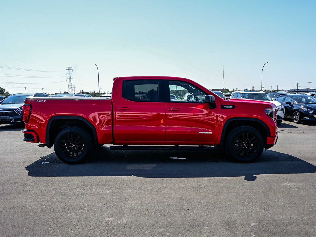 2025 GMC Sierra 1500 4WD Crew Cab 147 Elevation Red Sherwood Park - photo #14