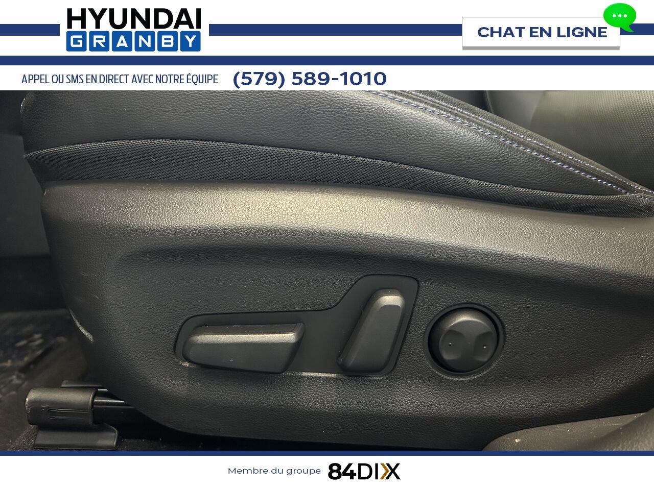 Hyundai Kona électrique 2023 Blanc Granby - photo #12