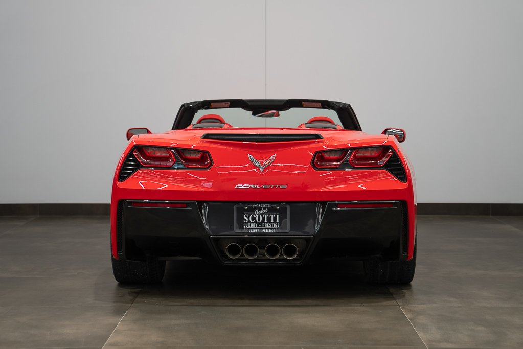 2018 Chevrolet Corvette 2dr Stingray Conv w/1LT Red Kirkland - photo #7