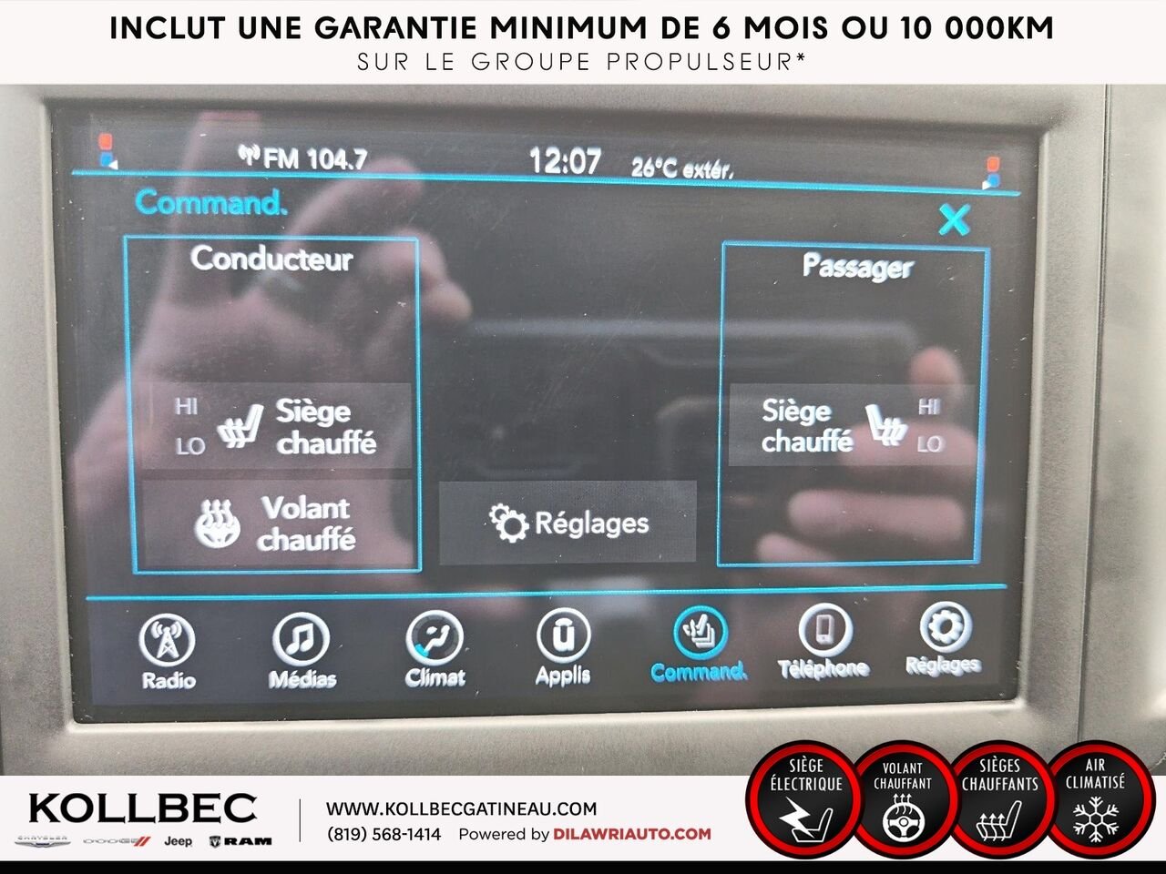 2021 CHRYSLER GRAND CARAVAN SXT Black Ottawa & Gatineau - photo #7
