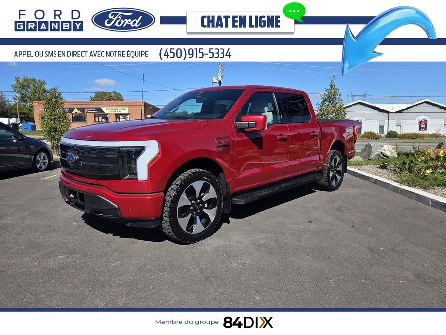 2023 Ford F-150 Lightning Red