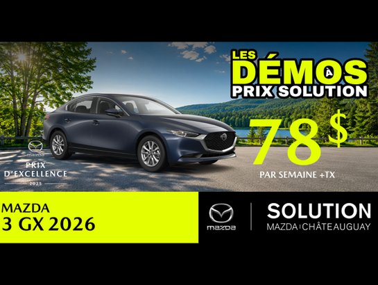 2026 MAZDA Mazda3 2026 Deep Crystal Blue Mica