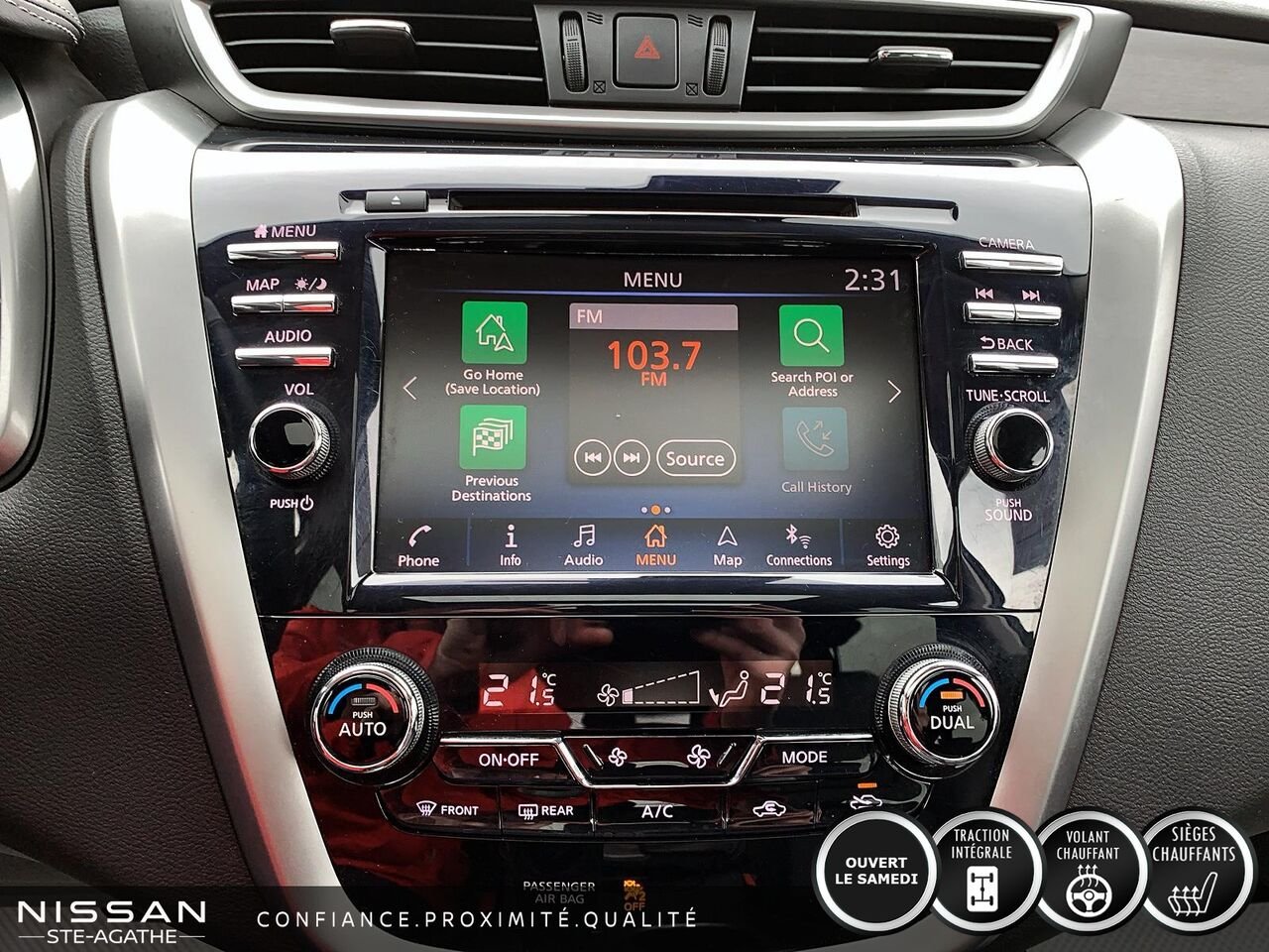 Nissan Murano MIDNIGHT | AWD | NAVIGATION | CUIR | TOIT | PANO | 2023 Gris Saint-Jérôme - photo #20