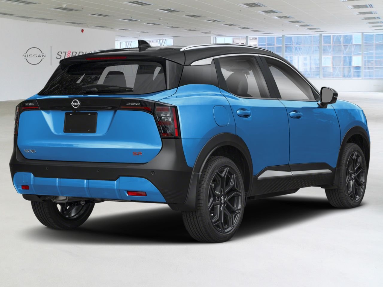 2026 Nissan Kicks Artic Ice Blue Metallic/Super Black Saint-Basile-le-Grand - photo #2