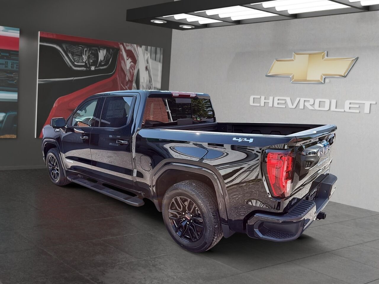 GMC Sierra 1500 Elevation cabine multiplace 4RM 147 po 2026 NOIR ONYX Saint-Hyacinthe - photo #3