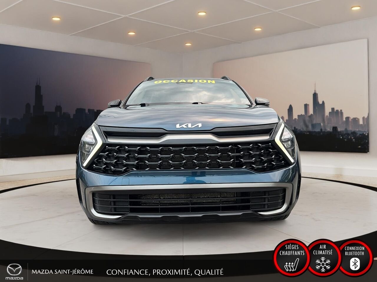 Kia Sportage X-Line | AWD | 2023 Bleu Saint-Jérôme - photo #2