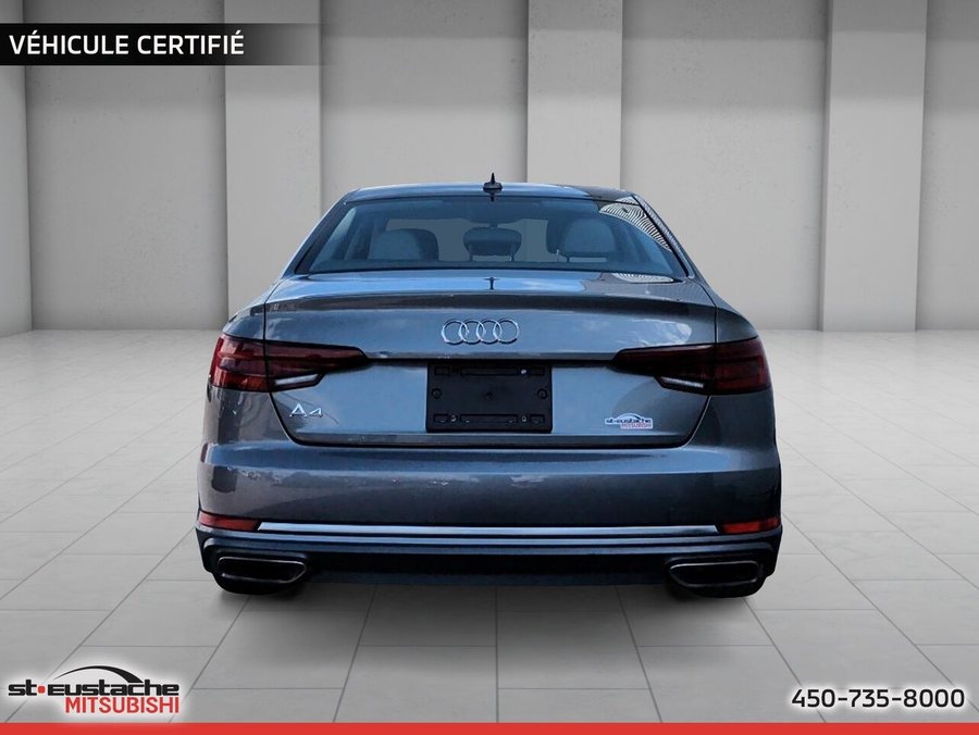 Audi berline A4 Komfort TFSI-CUIR-TOIT OUVRANT-SIÈGES CHAUFFANTS 2019 Gris