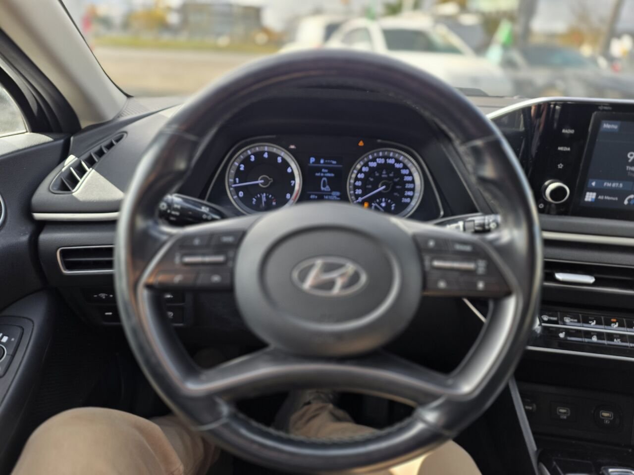 2021 Hyundai Sonata Black  - photo #10