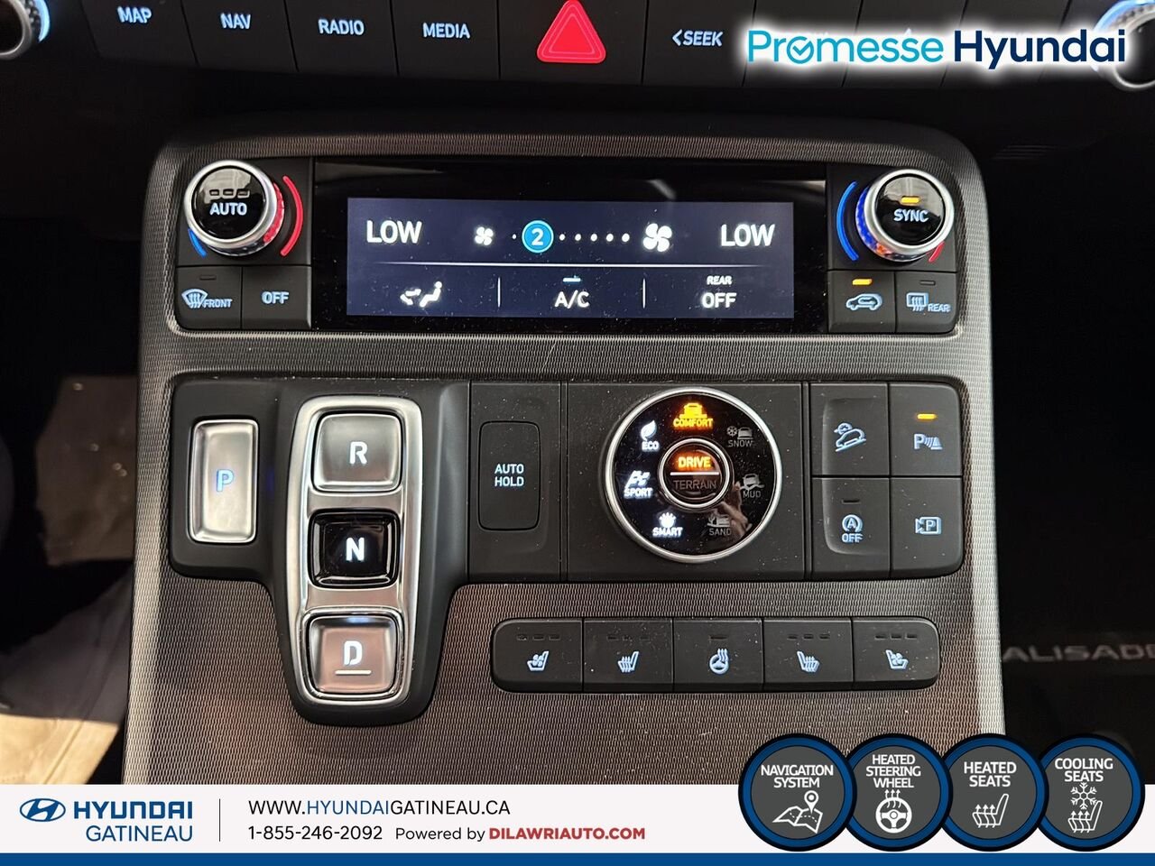 2025 Hyundai Palisade Ultimate Calligraphy *** BLACK EDITION , toute equipe , bas millage *** Black Ottawa & Gatineau - photo #17