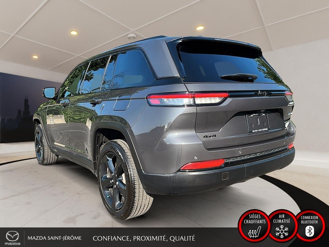 2025 Jeep Grand Cherokee Altitude | GROUPE REMORQUAGE | CUIR | Grey Saint-Jérôme - photo #8