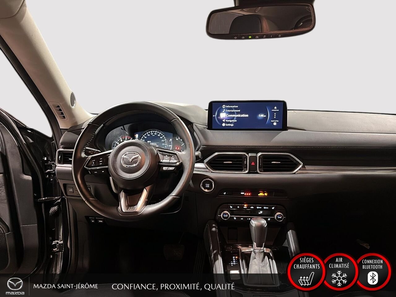 2025 Mazda CX-5 GT | TOIT OUVRANT | CUIR | AWD | Black Saint-Jérôme - photo #23