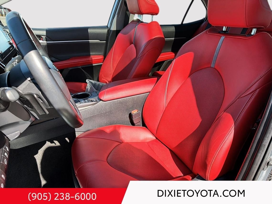 2023 Toyota Camry Power Sunroof, Leather Interior, Heated Seats, Alloy Wheels, Heated Steering Wheel, Bluetooth Celestial Silver Metallic With Black Roof Mississauga - photo #19