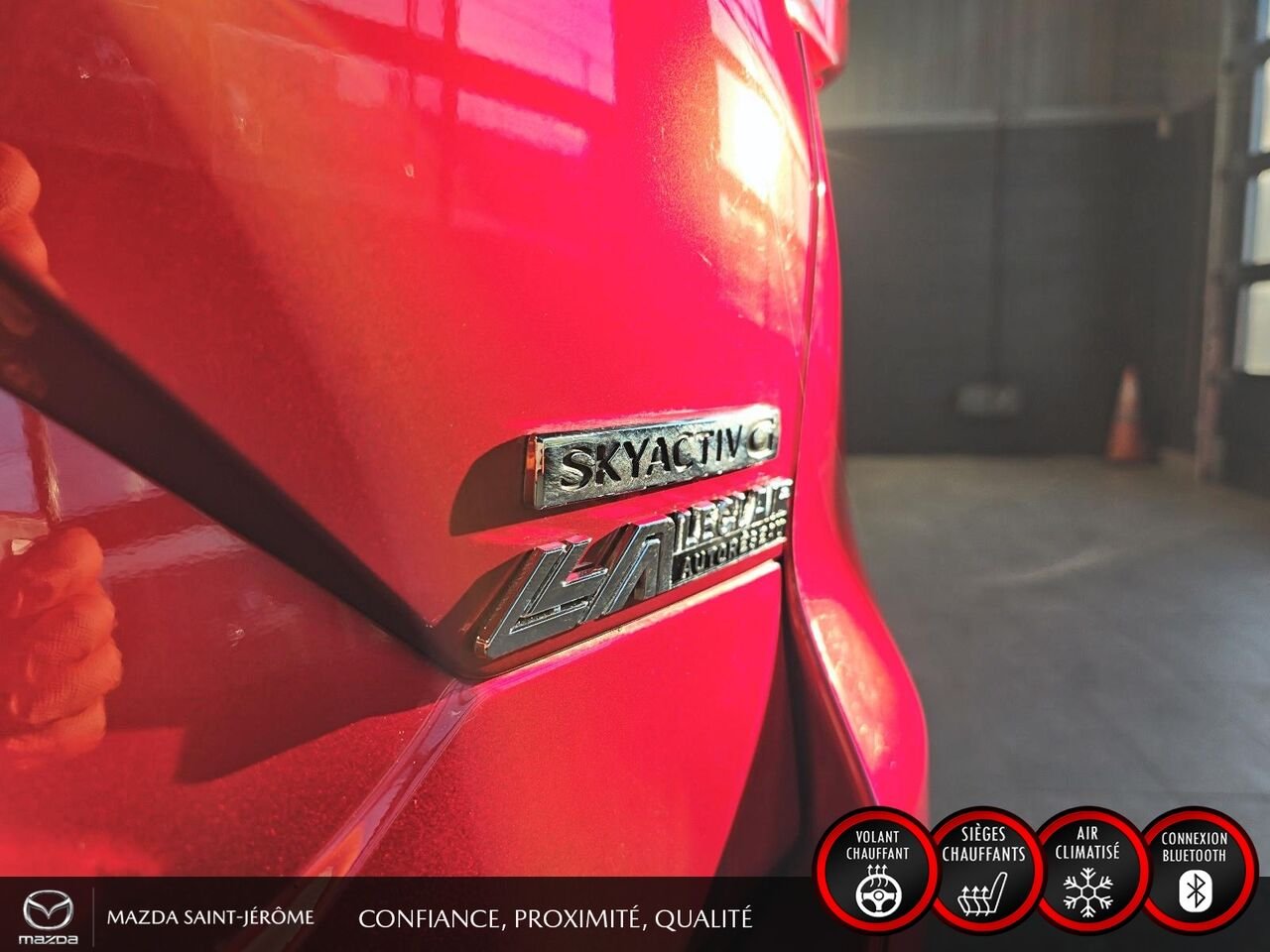 2024 Mazda CX-5 GS | AWD | SIMILICUIR | HAYON ÉLECTRIQUE | VOLANT CHAUFFANT Red Saint-Jérôme - photo #8
