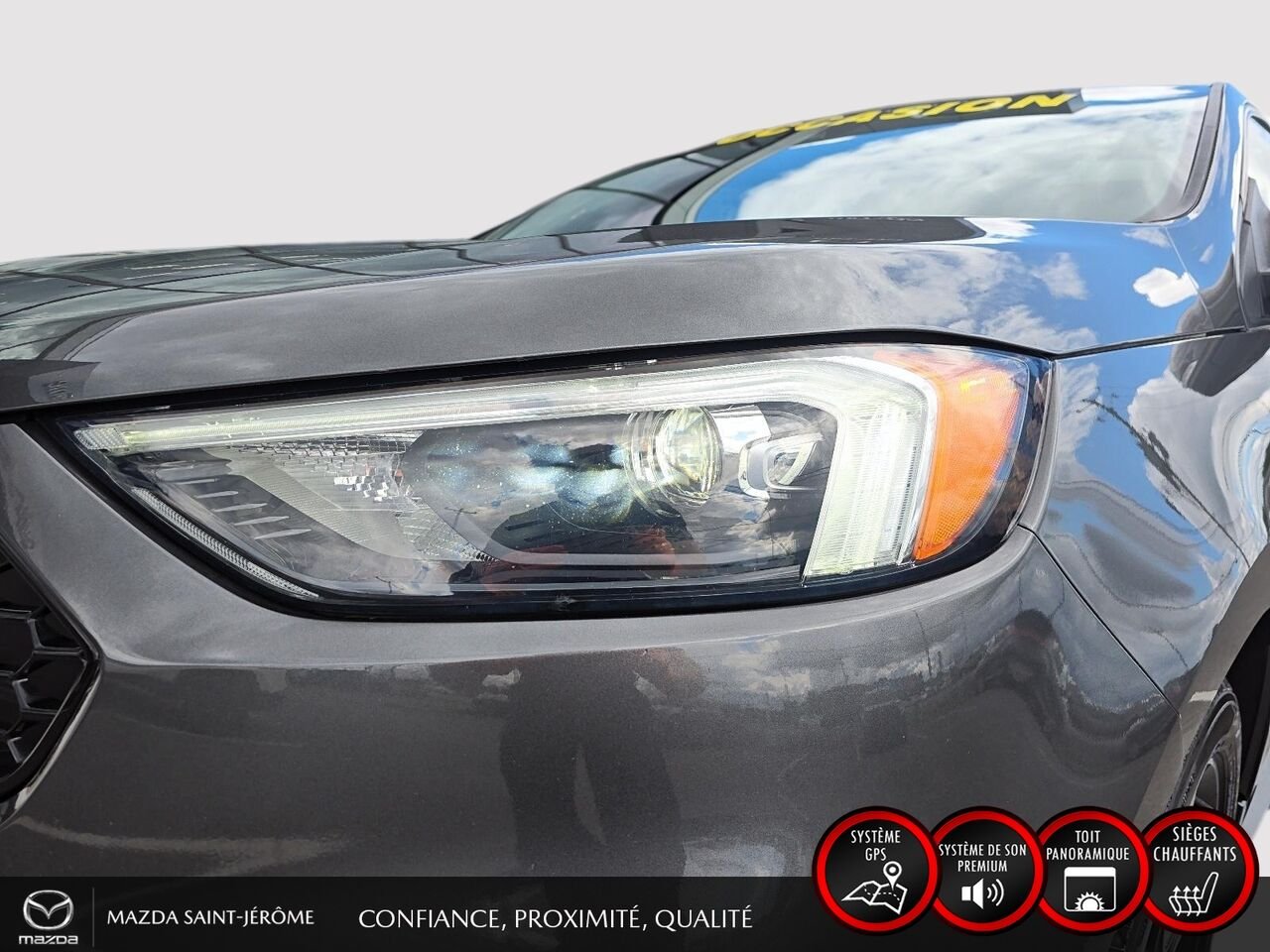 2020 Ford Edge ST | TOIT PANO | AWD | CUIR | Grey Saint-Jérôme - photo #1